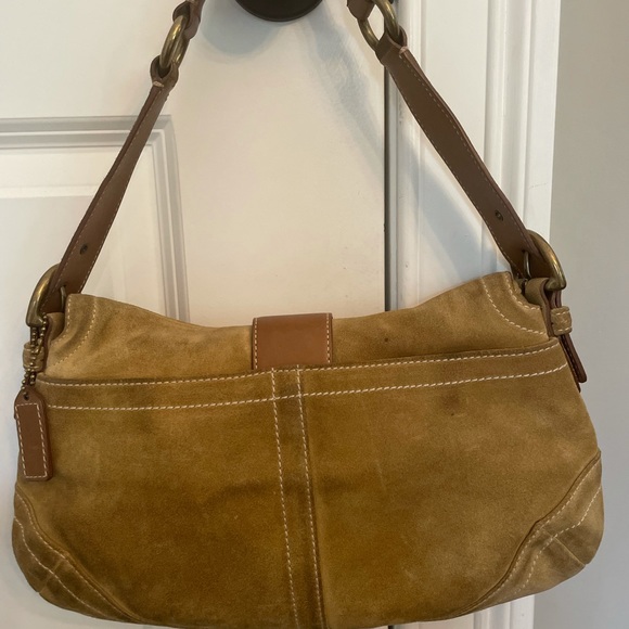 Coach Suede Hobo Bag - Picture 6 of 12